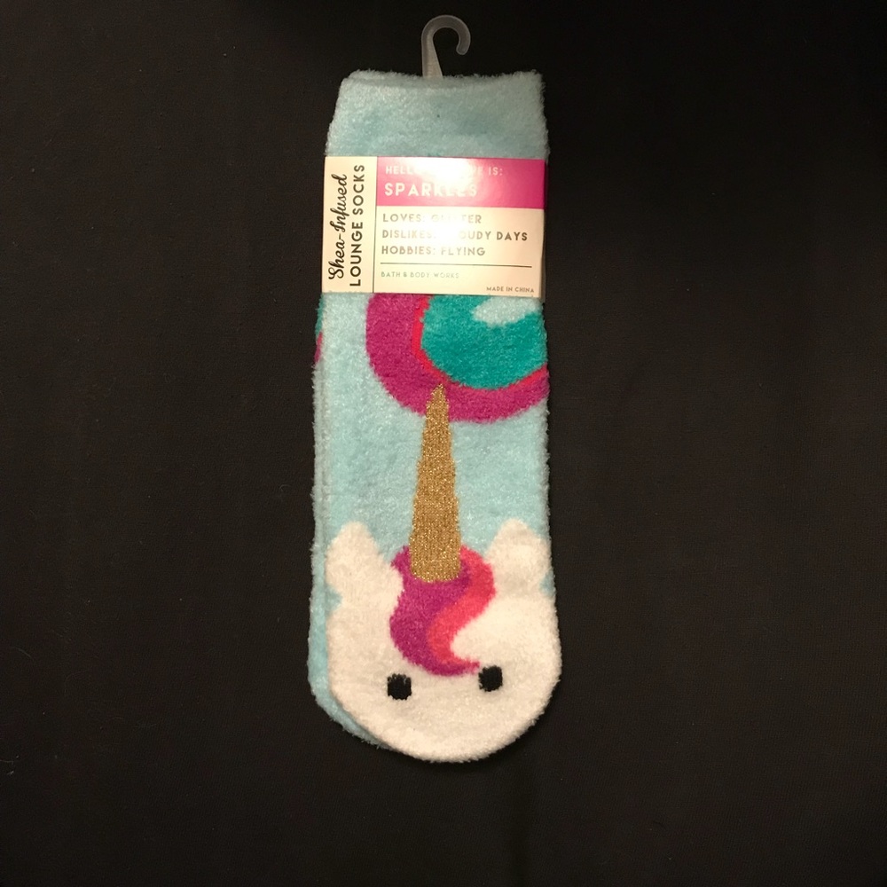 Shea-Infused Unicorn Socks from Bath & Body Works